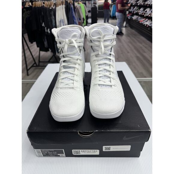 Size 11.5 - Nike Kobe IX Elite Protro Halo White High Top FZ7335-100 main image 9